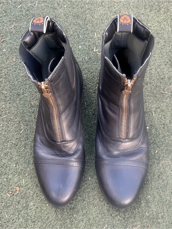 Ariat Shoes - Ariat Women's Heritage III Zip Paddock Boots Black Leather Equestrian Size 11B